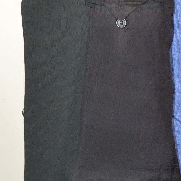 Reunion 42R Sport Coat Blazer Suit Jacket Black St - Picture 8 of 8